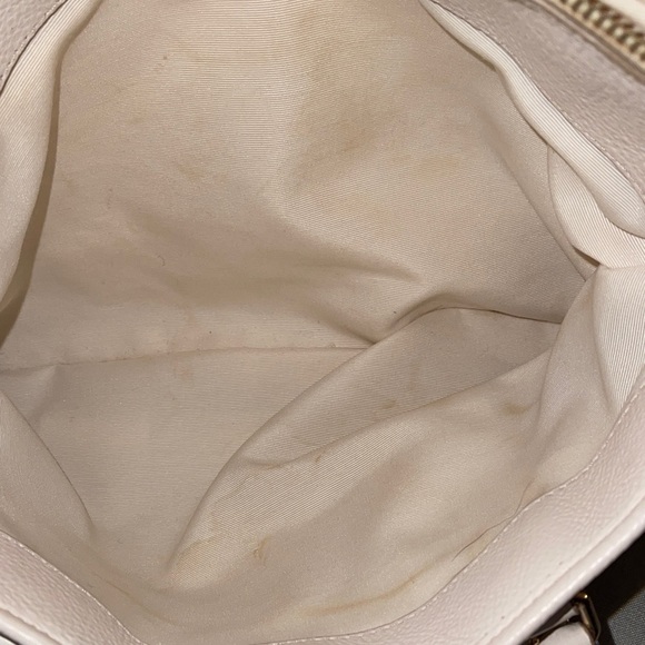 Coach Off-White Leather Shoulder Bag Classic Pebble Leather by StageCoach Coach - Picture 8 of 11